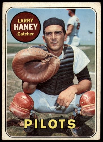 1969 Topps #209 Larry Haney Seattle Pilots (Baseball Card) GOOD Pilots