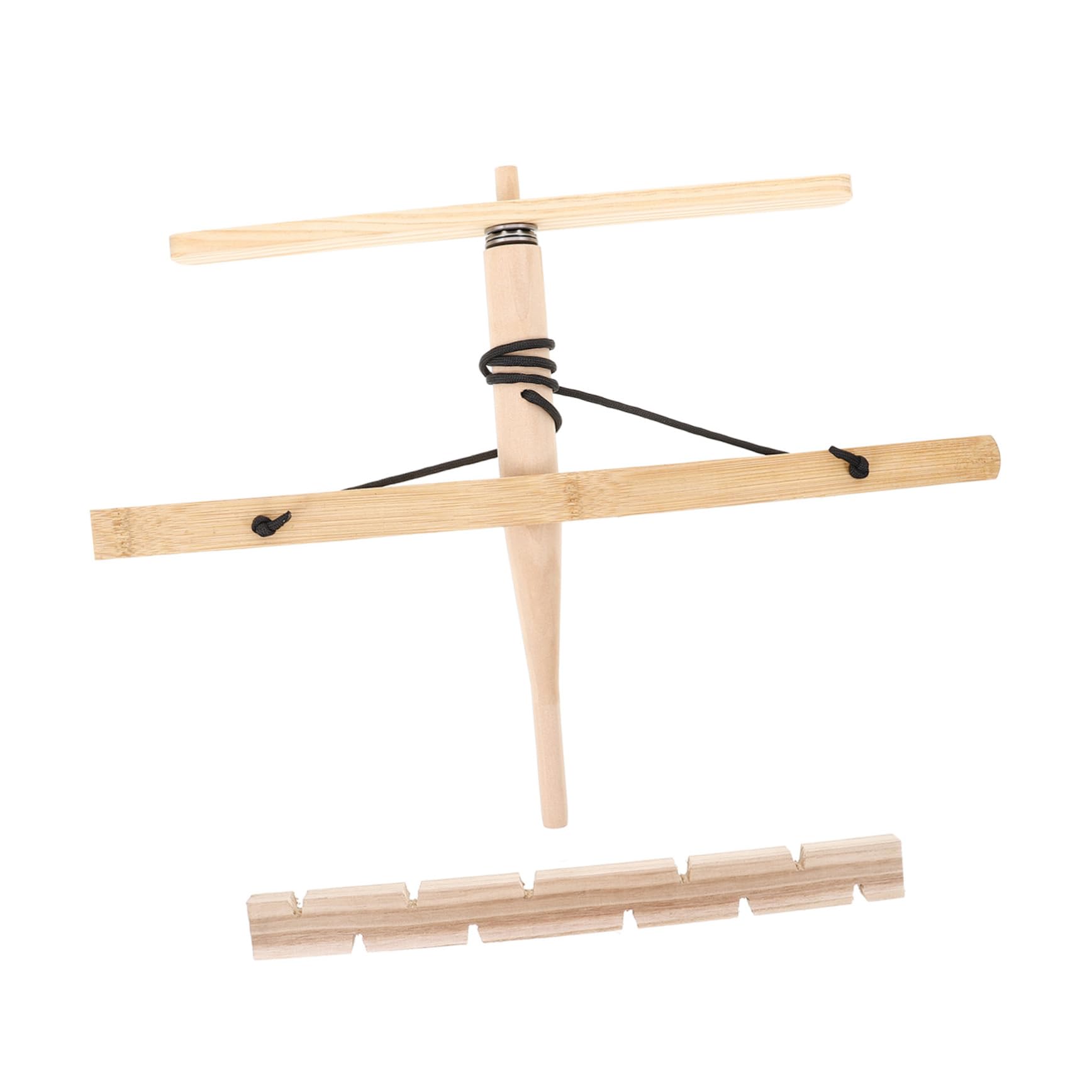 BESPORTBLE 1 Set Wooden Fire Starter Kit for Outdoor Survival Learning Tool for Camping and Hiking Practice Friction Fire Making Props Lightweight and Portable