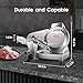 Zomagas 10 inch Commercial Meat Slicer, 240W Frozen & Cheese Slicer, Premium Chromium-plated Steel Blade, Semi-Auto, Low Noise