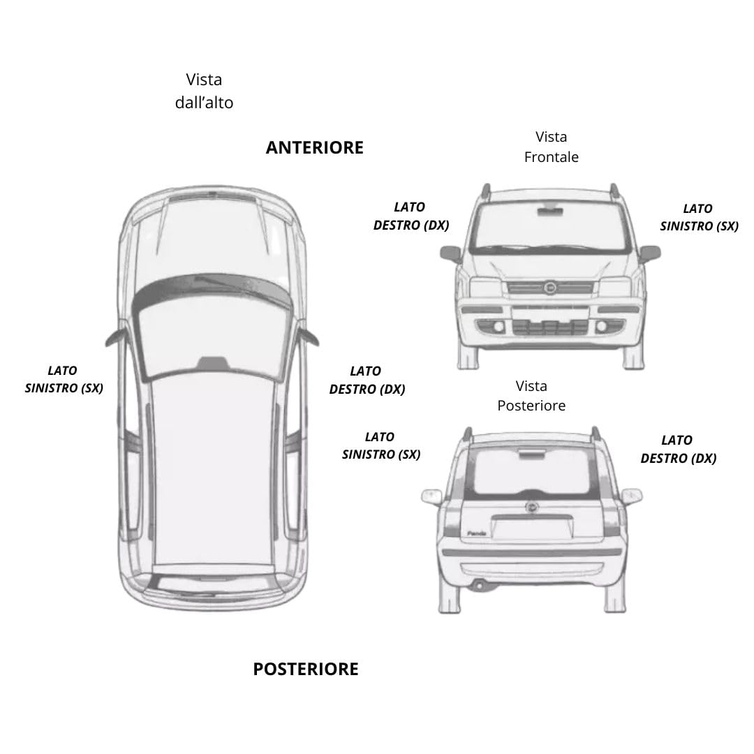 COPPIA FARI PROIETTORI FANALI ANTERIORE SUPER DX SX H7 COMPATIBILE CON FIAT 500 07 08