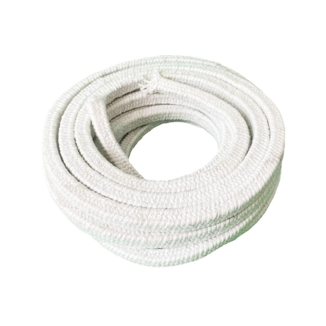 Linka z włókna ceramicznego pleciona uszczelka wysokotemperaturowa do pieca kotłowego pieca do pieca odlewniczego, kwadratowa długość 5 m, 22 mm x 22 mm x 5 m