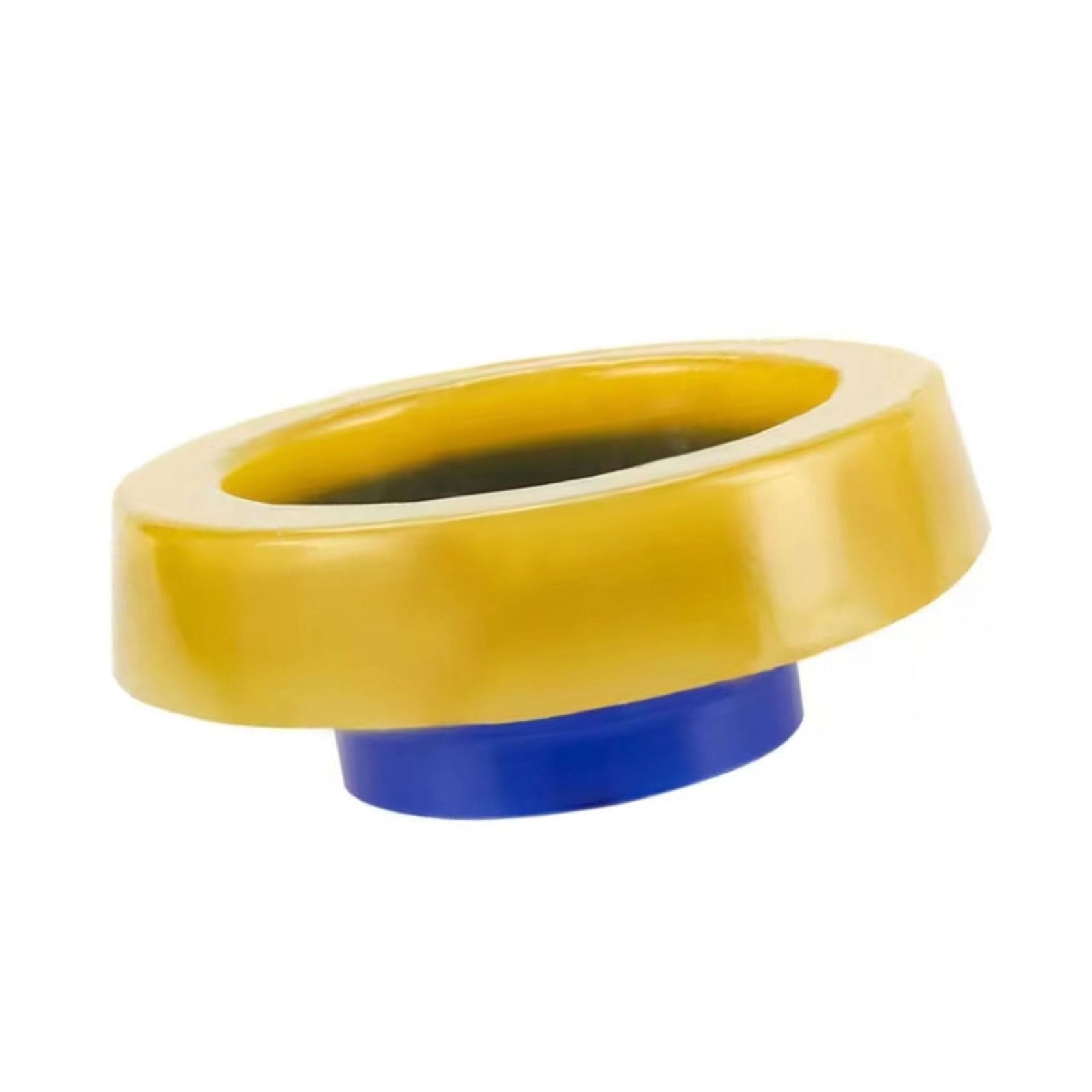 Kalttoy Thicken Toilet Bowl Gasket Flange Rings Floor Outlet Drain Pipe Flange Rings with Backflow Valves Enduring Check Valves Rubber