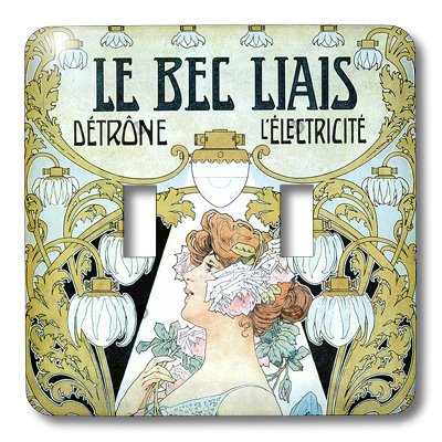 Interrupteur à bascule double lsp_110393_2 Le Be Liais 3dRose commande - 3