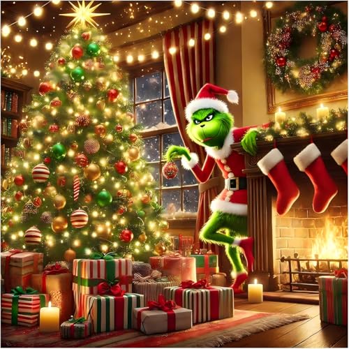 500-Piece Christmas Jigsaw Puzzle for Adults 20' x 20' Puzzle with Shiny Sturdy Pieces – Perfect for Cozy Family Game Nights – Engaging for Friends Family