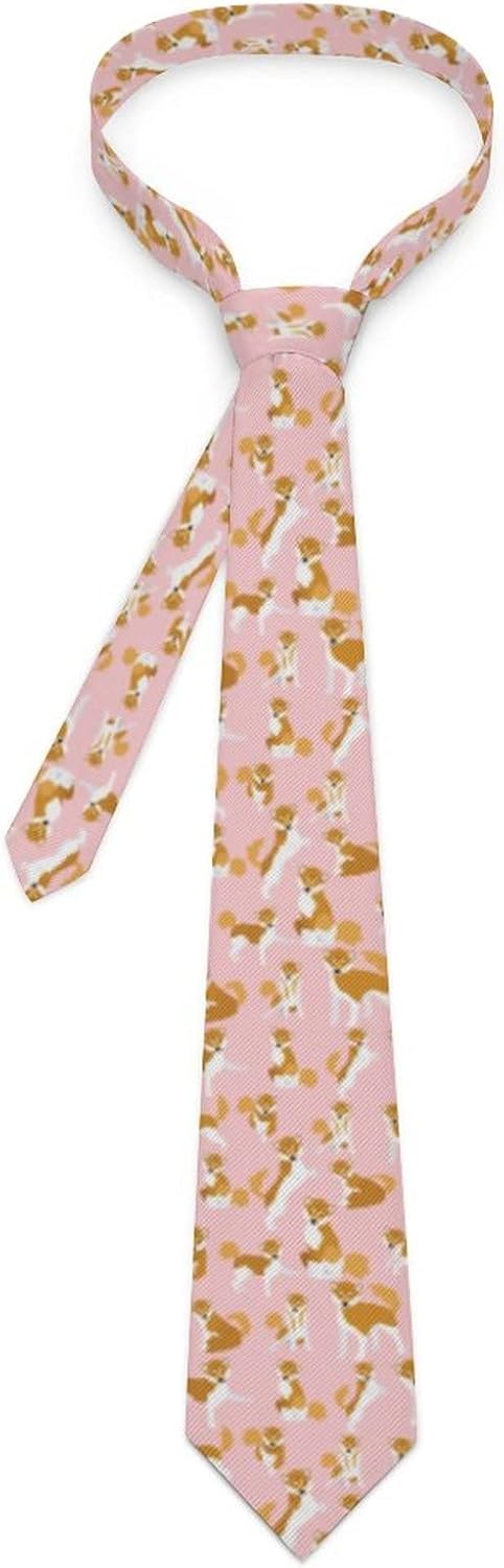 フォーマル ネクタイ メンズ 幅7 5cm 柴犬 ピンク色の背景 高級 イージーケア 洗える ビジネス フォーマル ネクタイ メンズ 幅7 5cm 柴犬 ピンク色の背景 高級 イージーケア 洗える ビジネス
