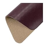 Qué tela es polipiel: descubre sus características y usos Tela por Metros de Polipiel para Tapizar - Ancho 138 CM - Tela de Grano de Cuero de Imitación Material Texturizado por Tapizar, Polipiel, Manualidades, Cojines (Size:1.38x1m,) (Color : Dark red, Siz