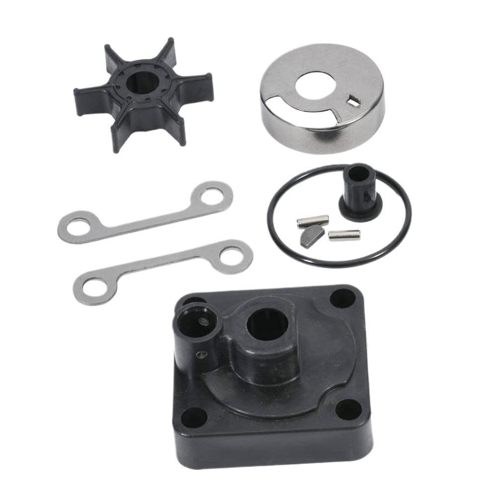 Kit di riparazione pompa acqua fuoribordo 63V W0078 compatibile con motore per barche a 2 tempi 9.9HP 15HP