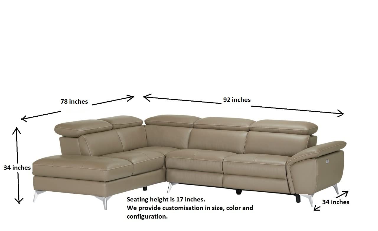 INLENDISH Signature lshape 4 Seater Suede Fabric Dark Grey Sofa Set (LHS) Comfortable Living Room | Luxurious Sofa 2