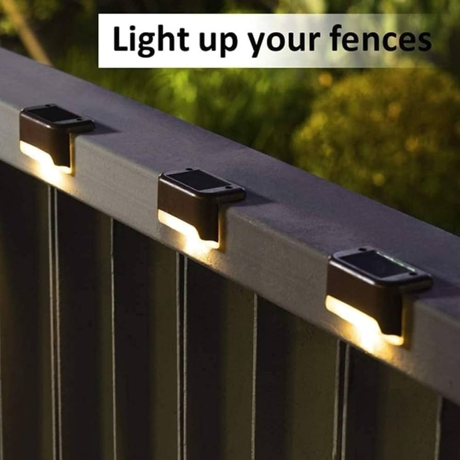 Amazon.co.jp: Yanhao 4個 ソーラーライト 屋外 デッキライト