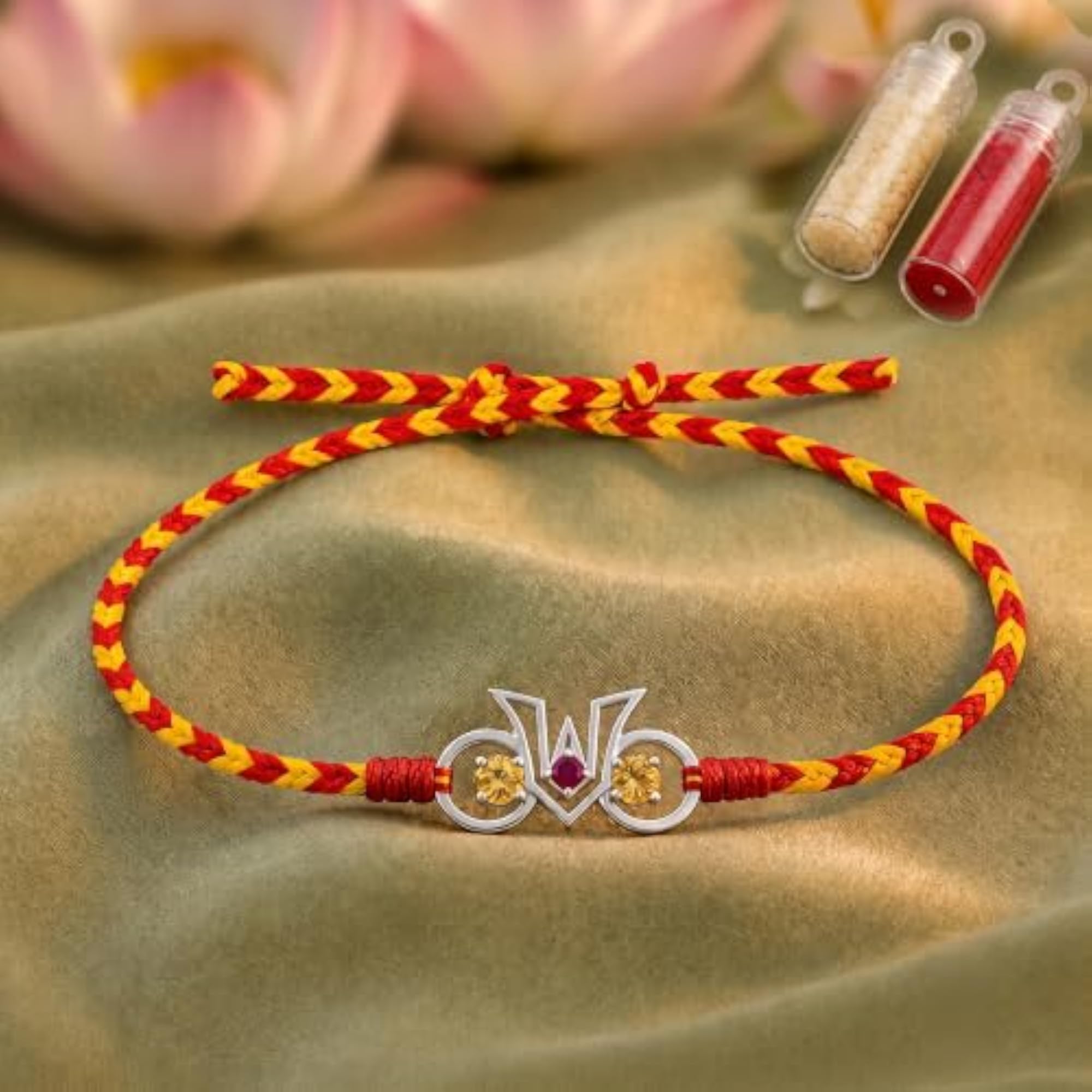 925 Sterling Silver Men Bracelet with Jaggannath Ji Tilak