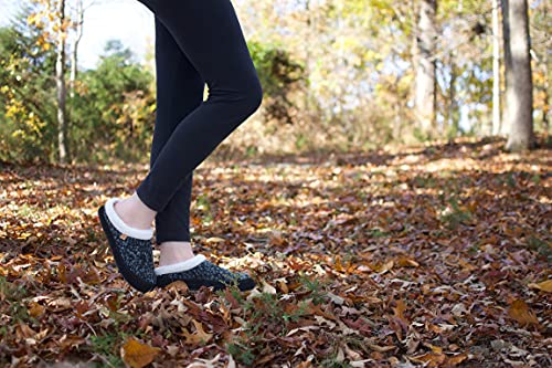 Image of Acorn Womens Slipper with Berber Lining, Suede Siding and Durable Non-Slip Indoor /Outdoor Sole