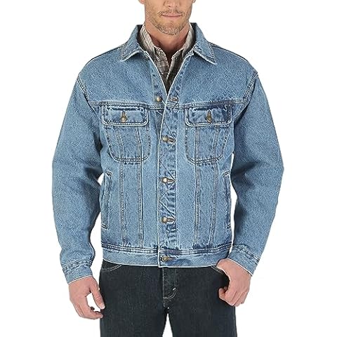 Wrangler Men's Rugged Wear Denim Jacket Cover
