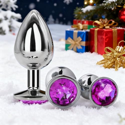 Générique Kk01- Produit En Acier Inoxydable Exquis Et Lisse-3 Tailles Ensemble De 3 Pièces (Violette Diamant) Adapté Aux Jeux Pour Débutants