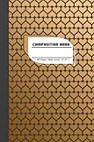  Composition Notebook: Gold heart designs - Lined Memo Book To use as a notebook, journal or school composition book 6” x 9” (15,24 x 22,86 cm) ... double-sided) Wide Blank Lined Workbook