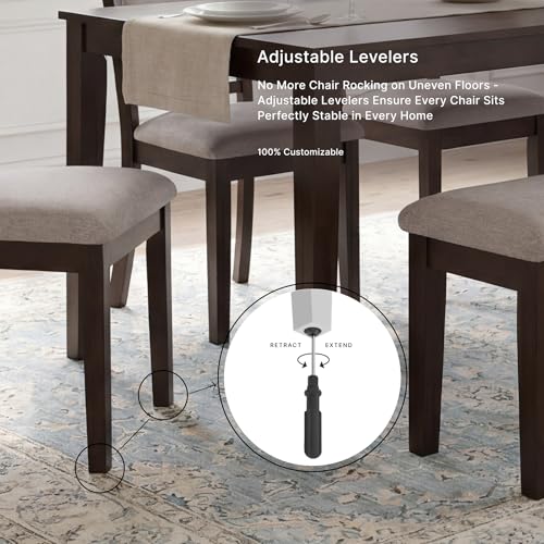 Signature Design by Ashley Langwest 6-Piece Dining Table Set with Bench - image 5