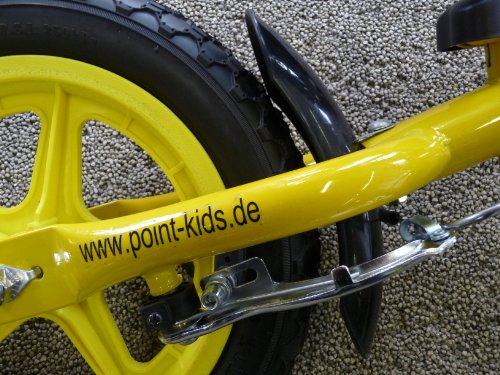 point-kids Laufrad Kinderlaufrad 12 Zoll gelb – Bild 3