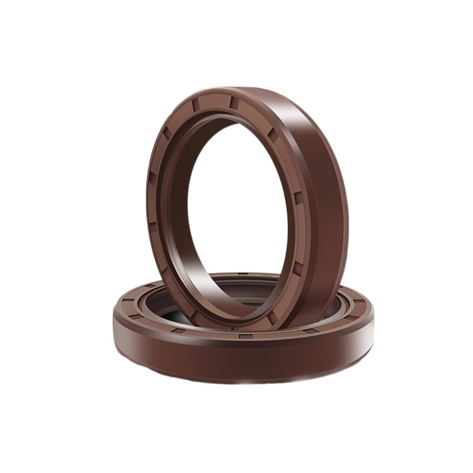 EAI 20mm X 35mm X 7mm FPM/FKM Double Lip Oil Seal With Spring - Viton Equivalent - View #4