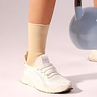 Vista 4 de Paquete de 2 tobilleras de compresión, tobillera y soporte de tobillo para mujeres y hombres, calcetines de compresión de tobillo para esguinces