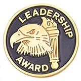 3/4 Inch Leadership Award Lapel Pin - Package of 12, Poly Bagged