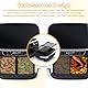 Spritzschutz für Ninja Foodi Flexdrawer 10,4 L Heißluftfritteuse AF500EU, Ninja Heißluftfritteuse Zubehör, Air Fryer Accessories Ninja AF500EU, Wiederverwendbar Faltbarer Silikon Spritzschutz Zubehör