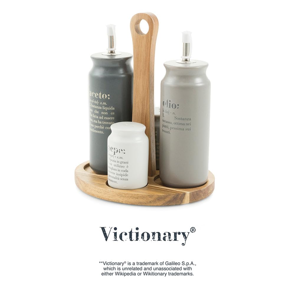 Villa d‘Este Home Tivoli Dressing-Set aus Steingut, Mehrfarbig, Einheitsgröße