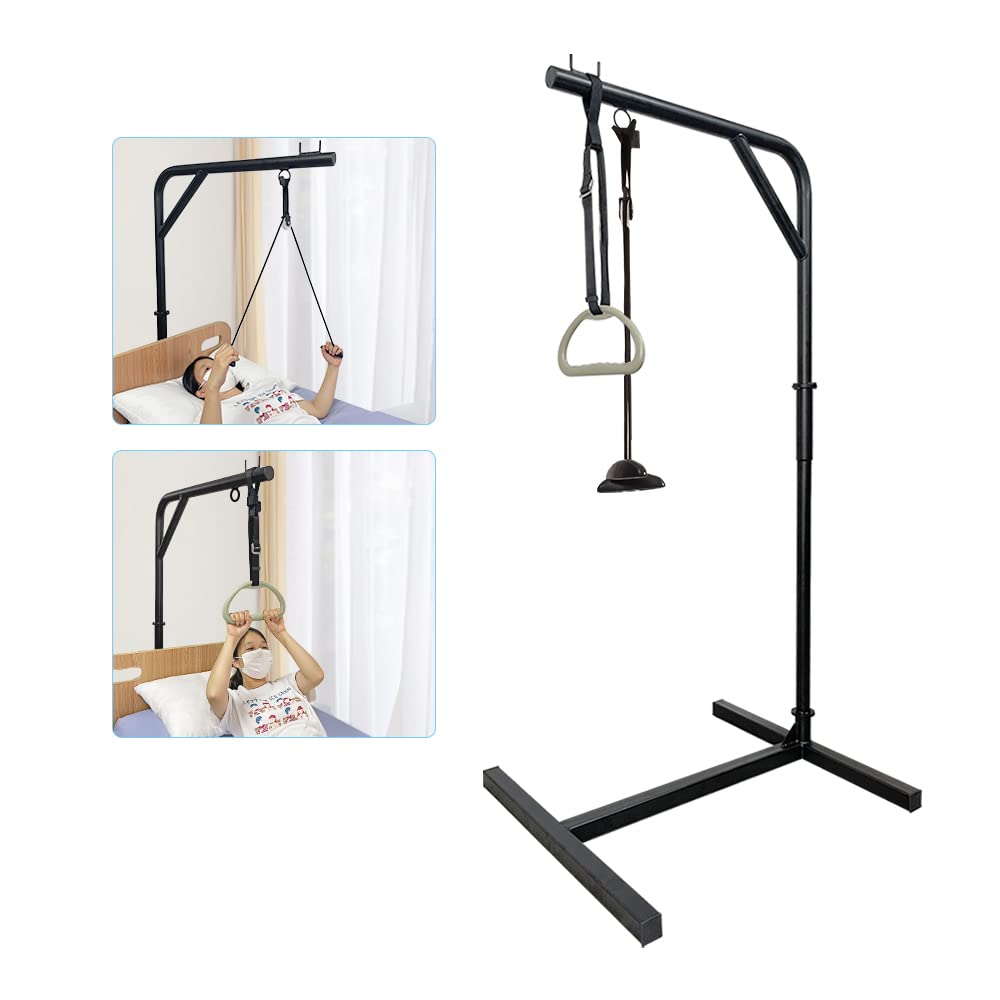 Buy Overhead Trapeze Bar for Bed Mobility Aids Transfer Pole Stand Up