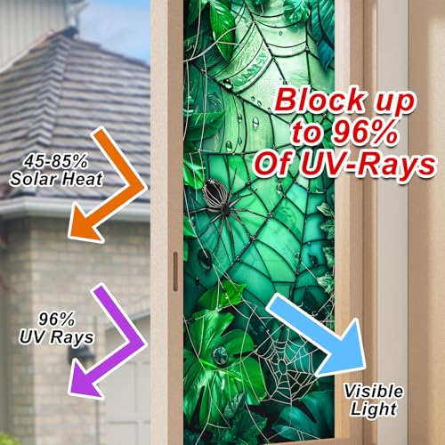 Vinilo Decorativo para Ventanas Stained Glass 17.7x39.3 in miniatura 4
