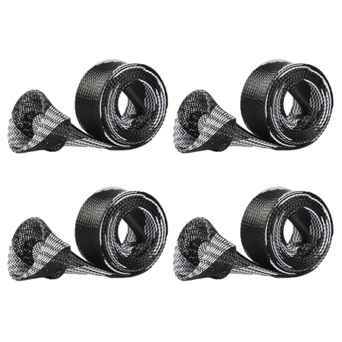 Genérico Fundas para Cañas de Pescar | Calcetines Protectoras para Cañas de Pescar - 4 Unidades Impermeable Para Viajes Kayak Playa Río Lago Muelle Orilla Surf