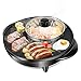 Hot Pot Barbecue 2 l, elektryczny grill Hot Pot, 2 w 1, wielofunkcyjny, podwójne oddzielenie, koreański, barbecue Hot Pot, elektryczny grill bezdymowy w pomieszczeniach, łatwy do czyszczenia dla 5-6 osób
