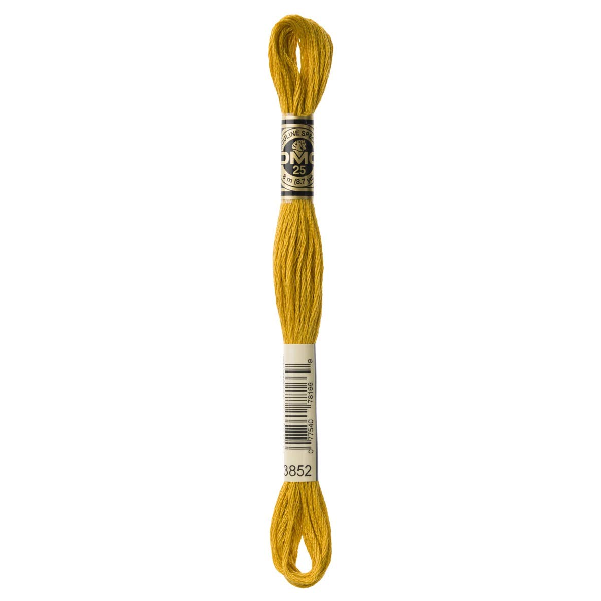 DMC Embroidery Floss Mouline Stranded Cotton Thread for Hand Embroidery and Sewing - Colour No: 3852-12 x 8m Skeins โ image 1