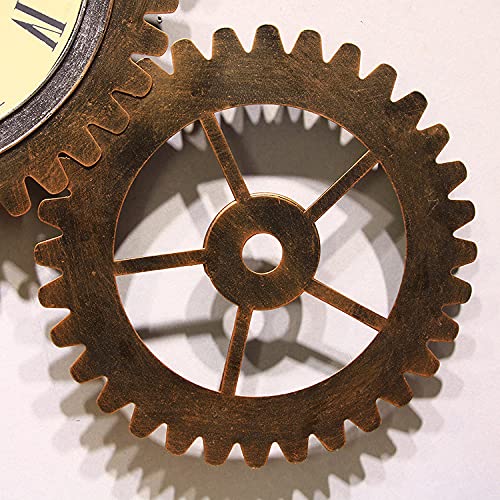 Horloge murale rétro industrielle modèle A pour décoration de bar - 6