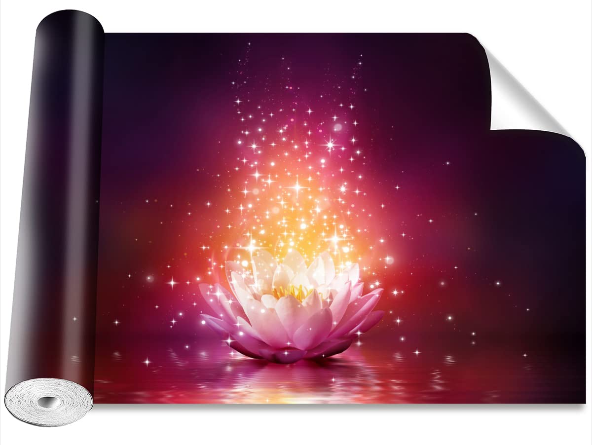 Papier peint moderne Étoiles de lotus pour créer un salon zen et élégant