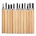 Gasea 12PCS Outil de Gravure à Bois Main Couteau Sculpture sur Bois Ciseaux à Découper pour Sculpteur, Charpentier, Amateur, Poteri