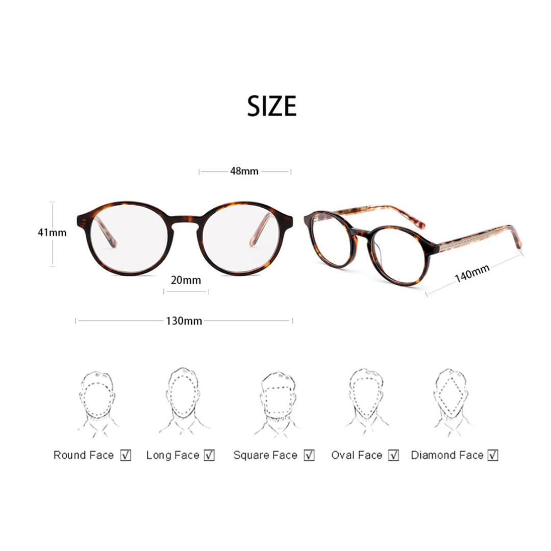 Runde polarisierte Sonnenbrille mit Magnetclip für Damen und Herren