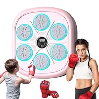 Musik Boxmaschine Elektronische Boxen LED Wand Boxing Target Smart Boxtrainingsgeräte für Erwachsene und Kinder 4 Geschwindigkeitsmodi Einstellbare Einbauhöhe
