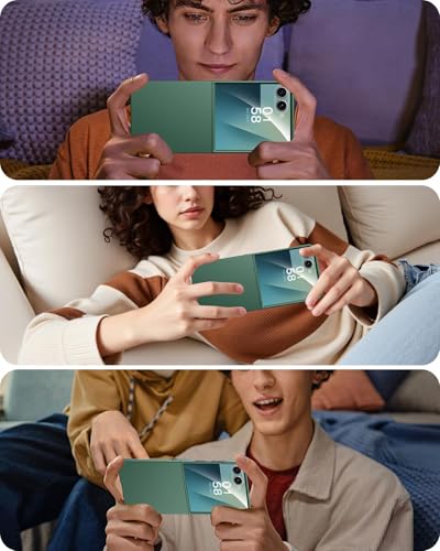 Image of Kapa Ultra Thin Back Case for Samsung Galaxy Flip7 / Z Flip 7 | Full Body Protection Hard Back Cover (Green)