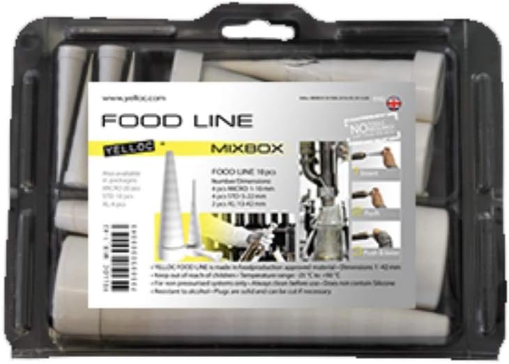 Foodline Bung Mixbox Set Seals Hoses Or Rigid Pipes to Avoid Spills During Maintenance and Repair.