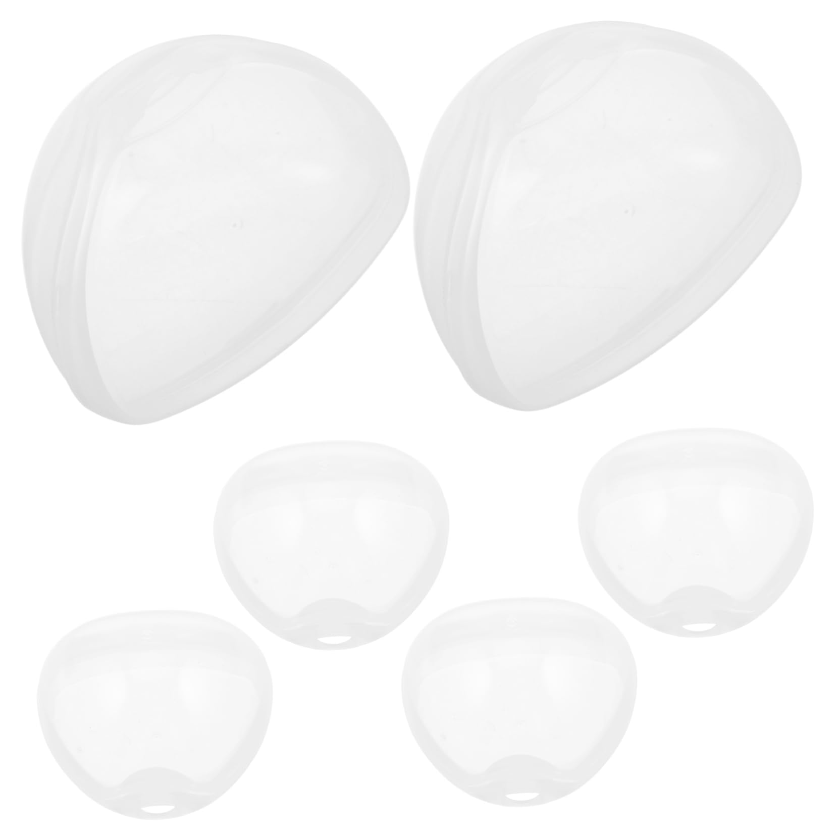 SUPVOX Portable Case Holder 6pc Baby Dummy Strap Clip Storage Box for Breastfed Baby Home Travel Outing