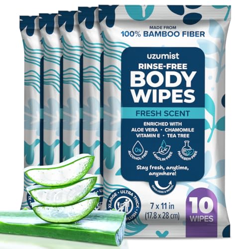 Uzumist Body Wipes No Rinse