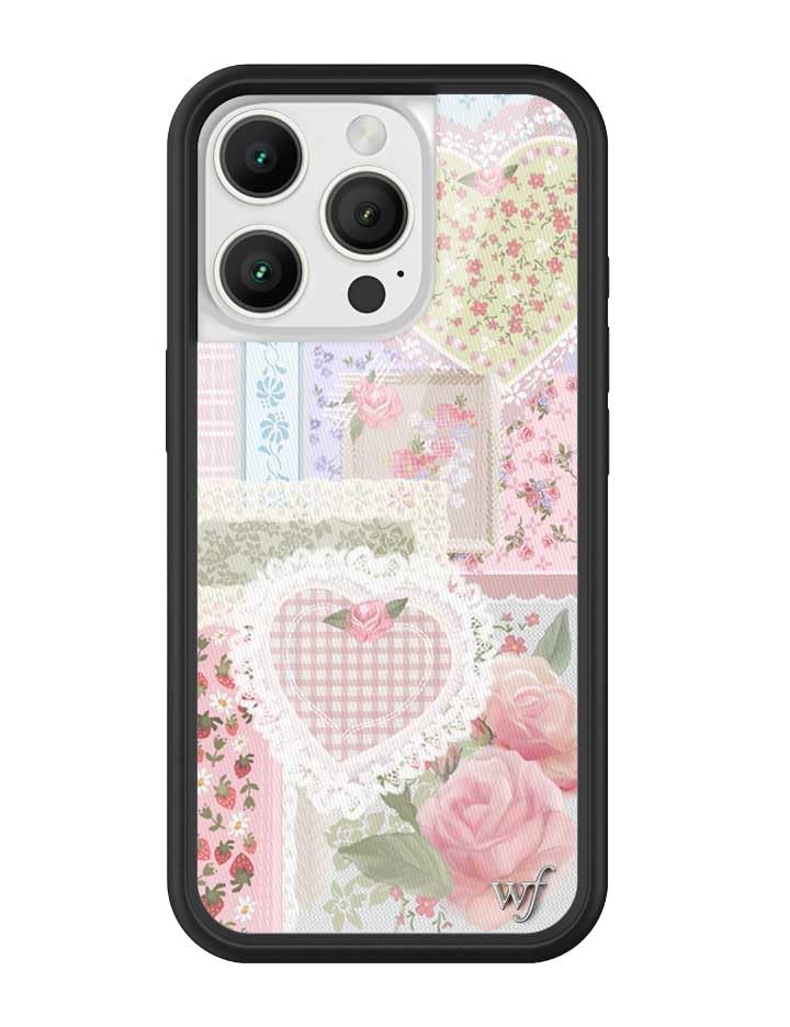 Image of Wildflower Cases - iPhone 16 Pro Compatible - Frilly Floral | Impact-Certified 6.5 ft Drop Protection Case, Raised Protective Bumper, Cute Aesthetic Design, Women-Owned Small Business