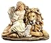 Joseph's Studio by Roman Angel Sitting with Lion and Lamb 11-1/2-Inch