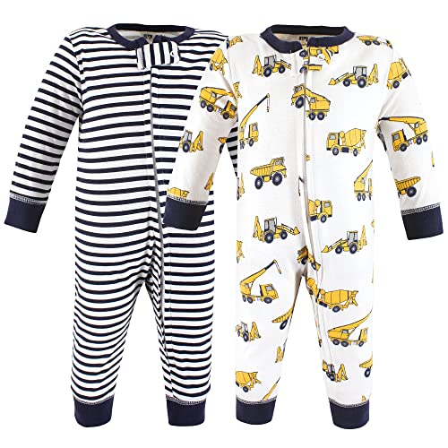 Image of Hudson Baby Baby Cotton Union Suit, 3 Pack