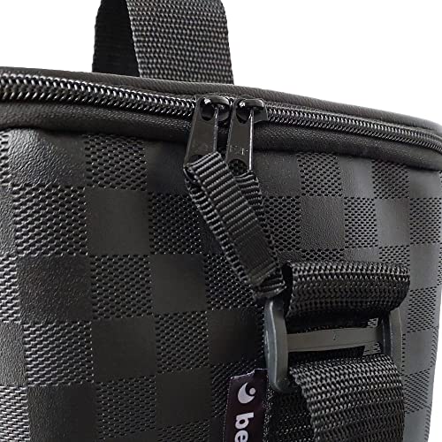 Bolsa Térmica Para Bebidas Suporta 8kg Wine Bag Com Alça De Ombro Porta 4 Garrafas e Taças De Vinho