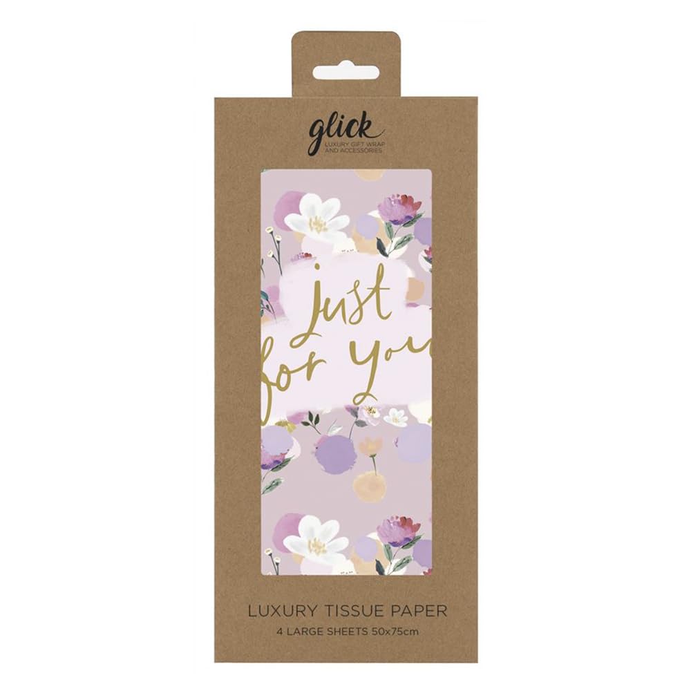 JUST for You Bouquet Stephanie Dyment Glick 4 Sheets Tissue Wrapping Paper 50 x 75 cm