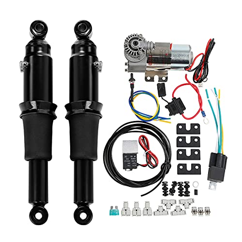 SLMOTO Air Ride Suspension Kit Fit for Harley Touring Electra Glide Road King Street Glide Road Glide Special Ultra Limited Road King Glide 1994-2020 2019