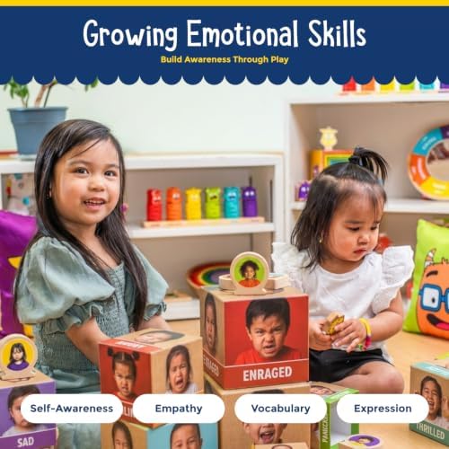 Open The Joy Tower of Emotions - 10-Block Cardboard Stacking Set - Ages 3+ — 사진 2