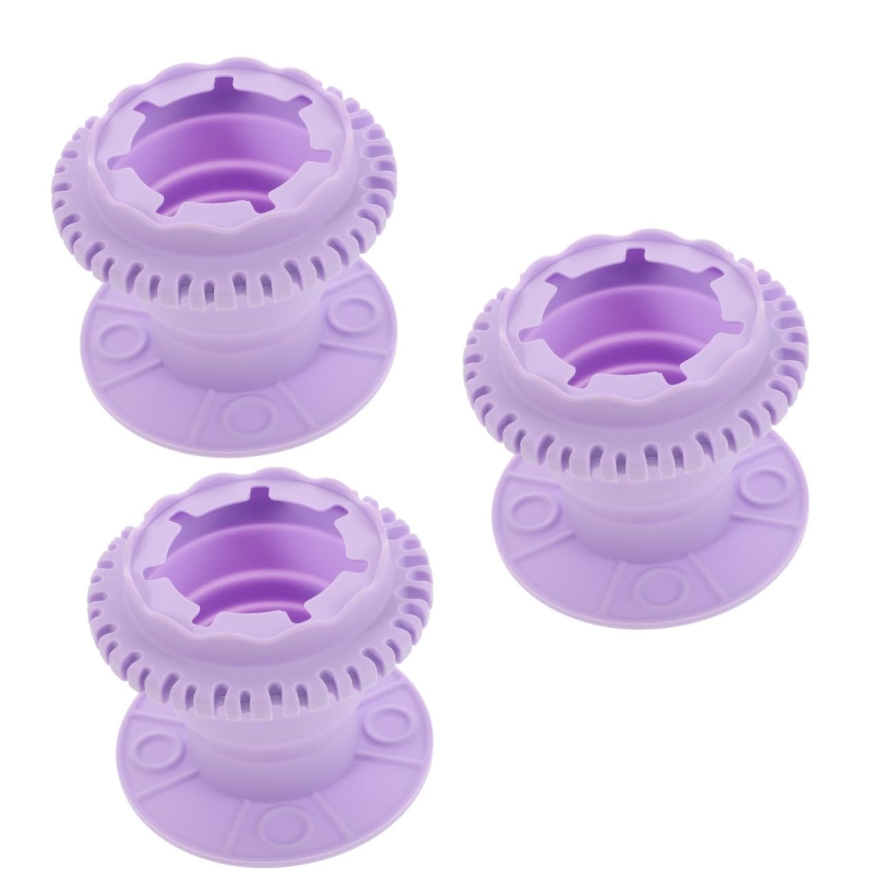 FOMIYES Lot De 3 Bols De Nettoyage Pour Pinceaux De Maquillage Support Pour Pinceaux Pour Un Rangement Efficace Et Peu Encombrant