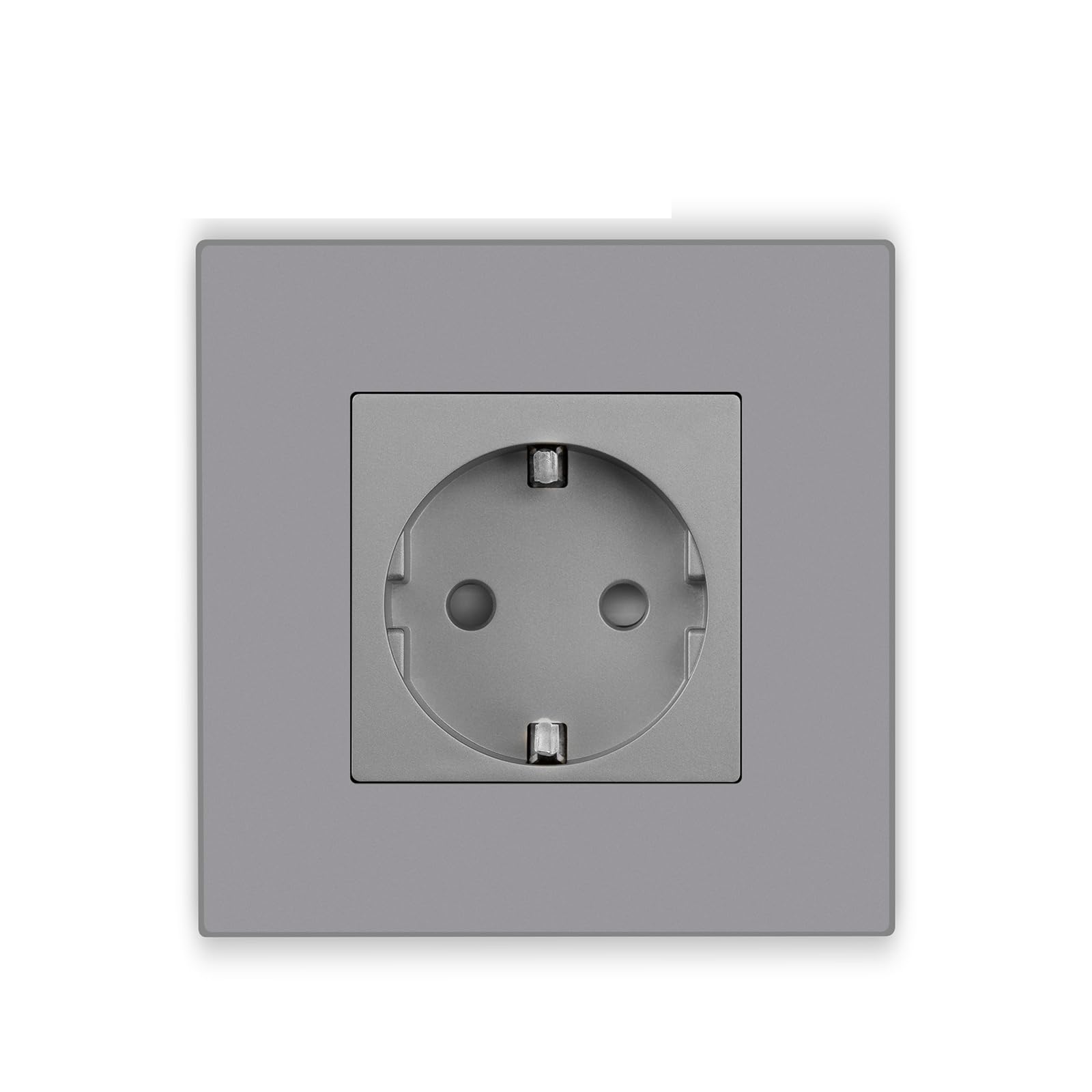 Gniazdko elektryczne 16A 4 kolory, hartowane, do majsterkowania i renowacji. (Single Socket Grey)