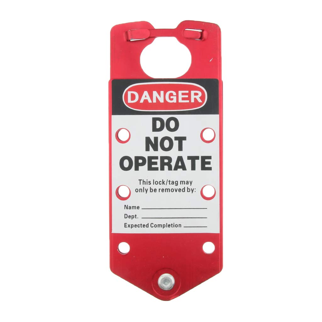 Safety Labeled Lockout Hasp Multiple Lockout Tagout Snap On For 6 ...
