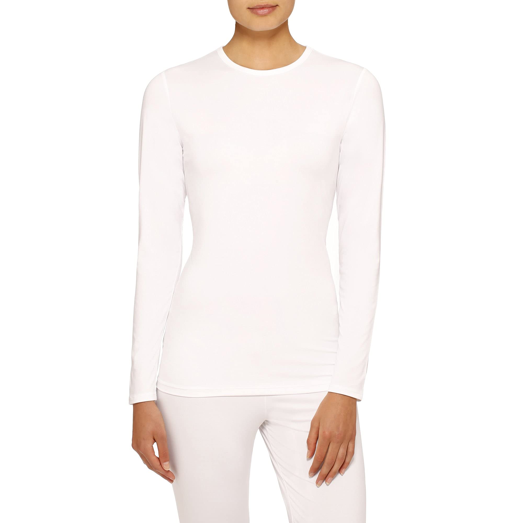 Cuddl Duds Women's Fleecewear with Stretch Crew Neck